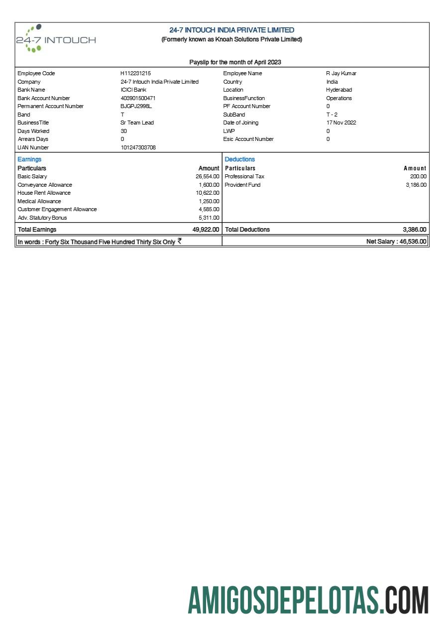 Para download 24 7 Modelo de recibo de pagamento da Intouch Índia em formatos Word e PDF.pdf, 1